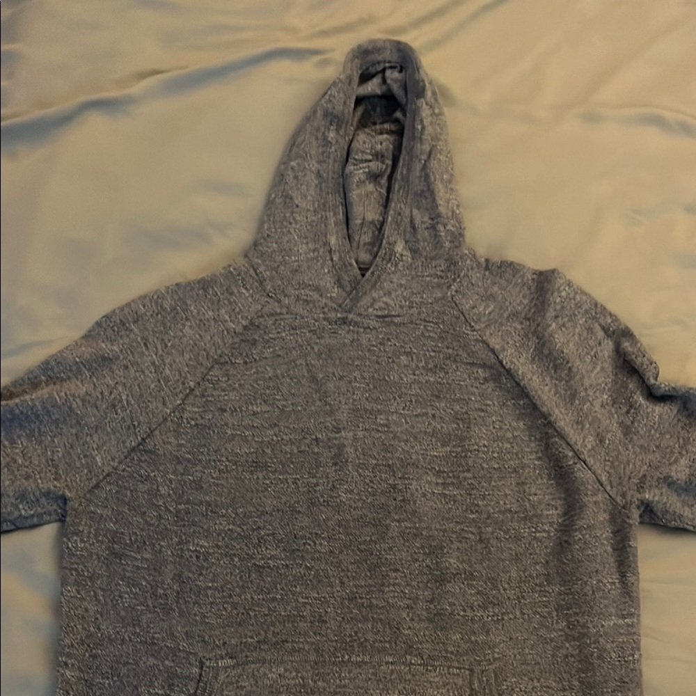 J. Crew Heather Grey Knit Sweater with Ribbed Cuffs